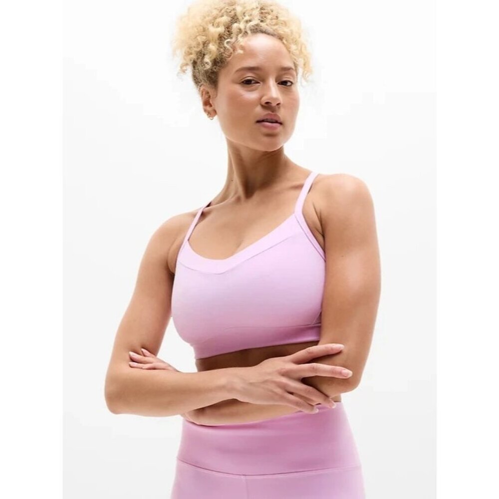 New Athleta S Vital Bra Fleur Pink Small Cup D-DD